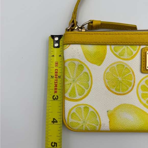 Dooney & Bourke Yellow Limone Wristlet - Picture 9 of 10